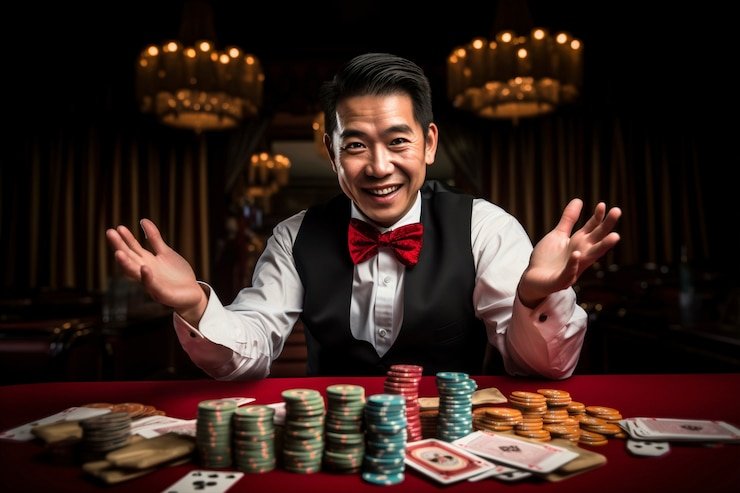 rokokbet apk mobile app showing live-dealer blackjack table on smartphone